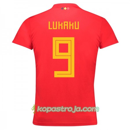 Billiga Fotbollströjor Belgien Lukaku 9 WM 2018 Hemma tröja